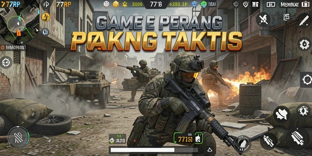 Tampilan gameplay 77RP yang intens dan penuh aksi.
