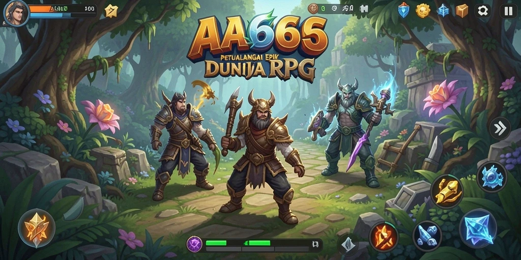 Screenshot gameplay <strong>AA666</strong> menampilkan aksi menegangkan dalam dunia RPG yang penuh warna.