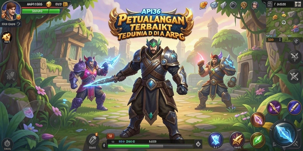 Tampilan gameplay seru API36 dengan pertarungan epik dan eksplorasi luas.