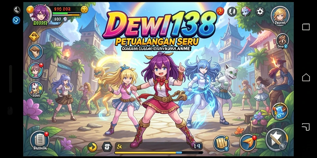 Gameplay menakjubkan DEWI138 dengan karakter Anime yang menarik.