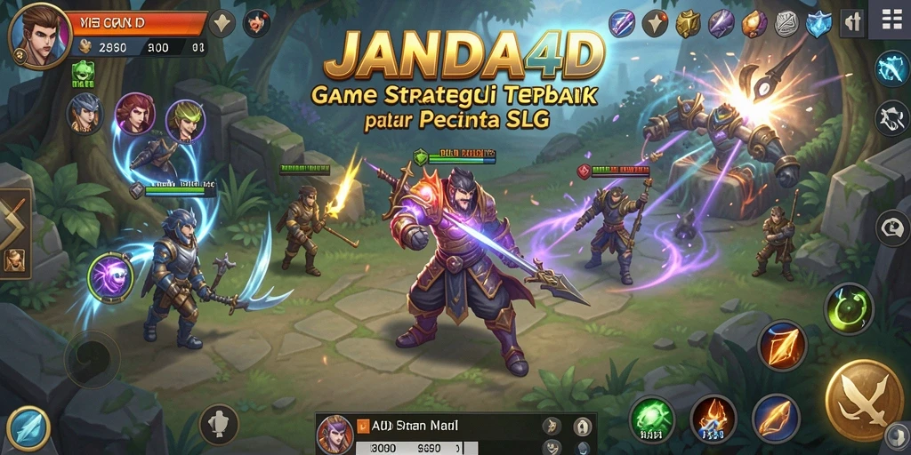 Menampilkan aksi pertempuran epik dalam JANDA4D.