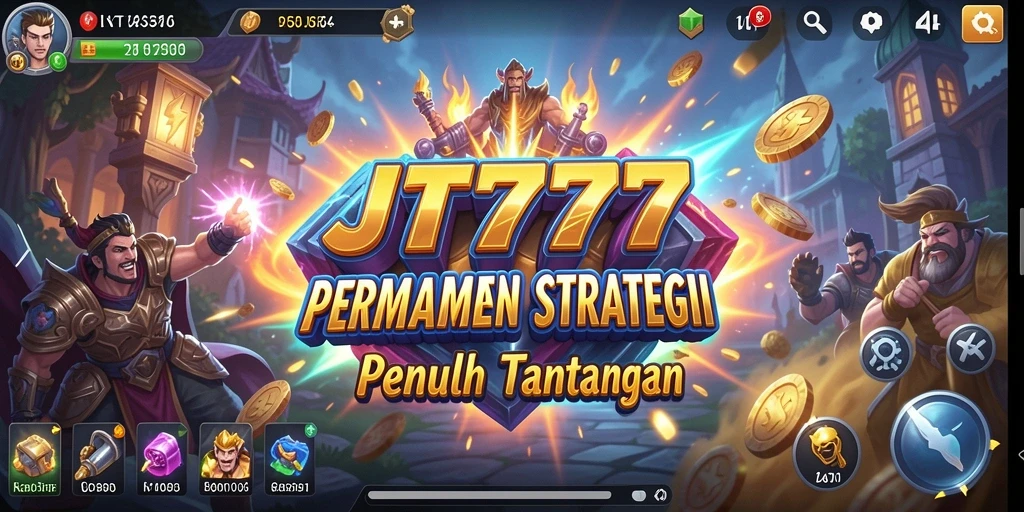 Tampilan gameplay JT777 yang menawan dan penuh aksi strategi.