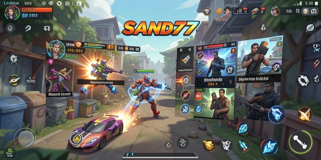 Screenshot aplikasi SAND77 menampilkan fitur-fitur Utility terbaik.